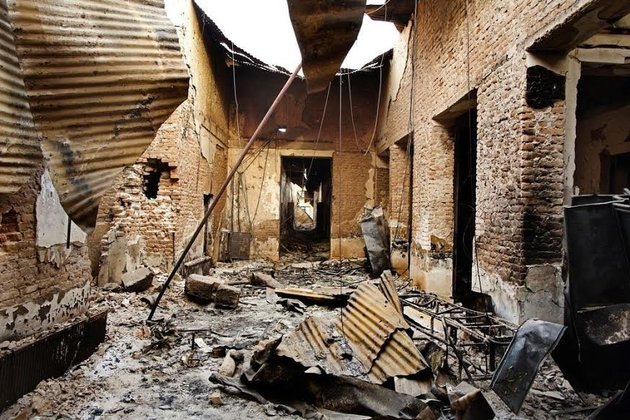 <span class='image-component__caption' itemprop="caption">The interior of the MSF hospital in Kunduz a few days after the attack.</span>